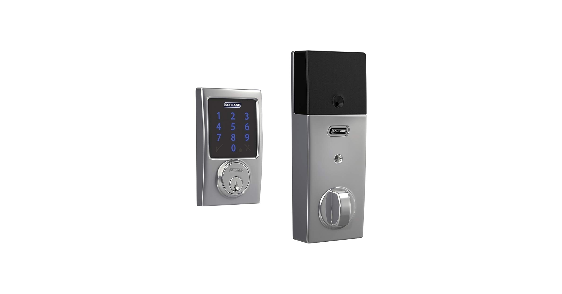 SHページ SCHLAGE BE469ZP CEN 625 Connect Smart Deadbolt with alarm